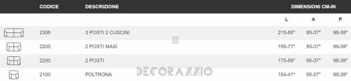 Диван New Trend Concepts Zafferano - zafferano-2306