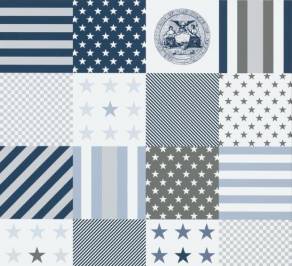 Обои Kt Exclusive Stars & Stripes, 2800072