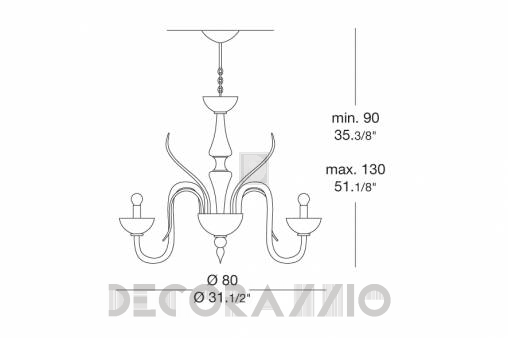 Светильник потолочный подвесной (Люстра) Leucos Belzeb? - 0000688