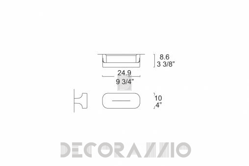 Светильник настенный накладной (Бра) Leucos Loft - 0001843