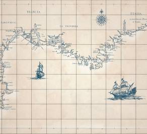 Обои Rebel Walls Maps - Vintage, M2506-1