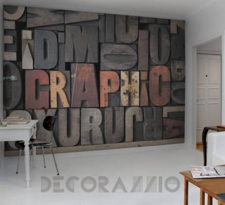 Обои Rebel Walls Typography - Letters And Numbers - R10501