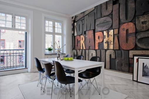 Обои Rebel Walls Typography - Letters And Numbers - R10501