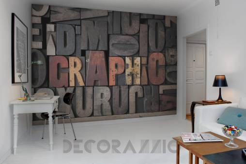 Обои Rebel Walls Typography - Letters And Numbers - R10501