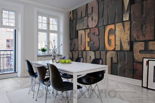 Обои Rebel Walls Typography - Letters And Numbers - R10511