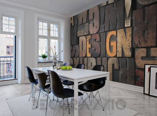 Обои Rebel Walls Typography - Letters And Numbers - R10511