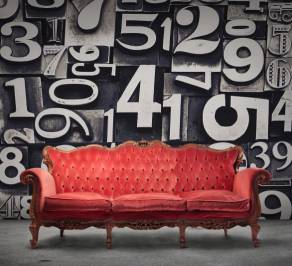 Обои Rebel Walls Typography - Letters And Numbers, R10531