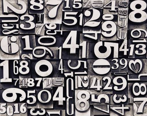 Обои Rebel Walls Typography - Letters And Numbers - R10531