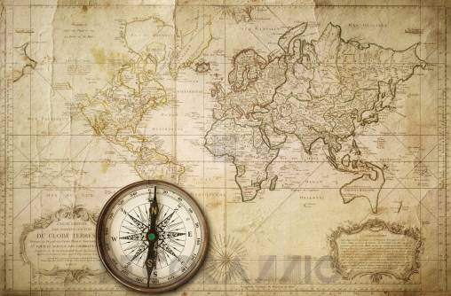 Обои Rebel Walls Maps - Vintage - R10761