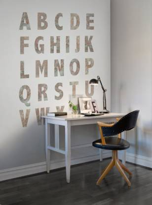 Обои Rebel Walls Typography - Letters And Numbers - R10891