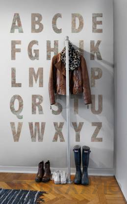 Обои Rebel Walls Typography - Letters And Numbers - R10891