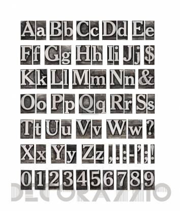 Обои Rebel Walls Typography - Letters And Numbers - R11061
