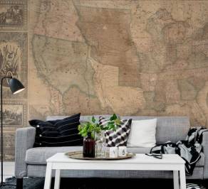 Обои Rebel Walls Maps - Vintage, R11431