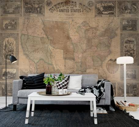 Обои Rebel Walls Maps - Vintage - R11431