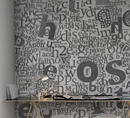 Обои Rebel Walls Typography - Letters And Numbers - R12161