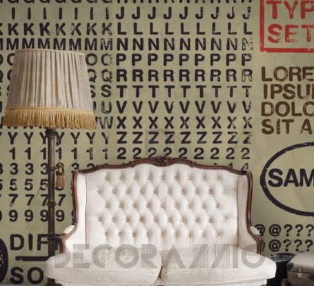 Обои Rebel Walls Typography - Prints And Stamps - R12262