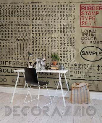 Обои Rebel Walls Typography - Prints And Stamps - R12263