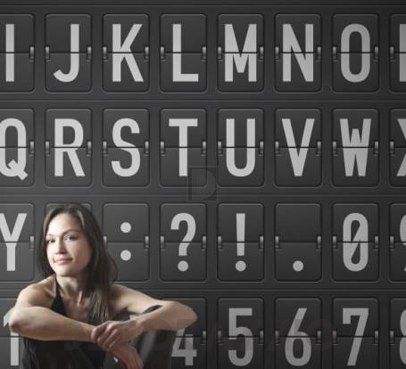 Обои Rebel Walls Typography - Letters And Numbers - R12391
