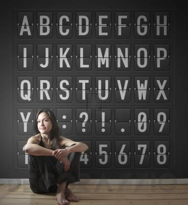Обои Rebel Walls Typography - Letters And Numbers - R12391