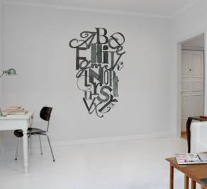 Обои Rebel Walls Typography - Letters And Numbers, R12491
