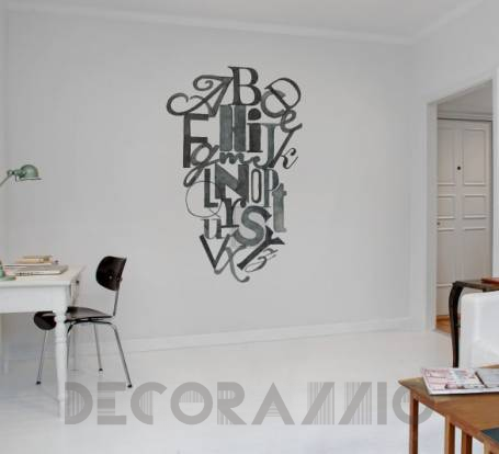 Обои Rebel Walls Typography - Letters And Numbers - R12491