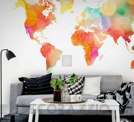 Обои Rebel Walls Maps - R13922
