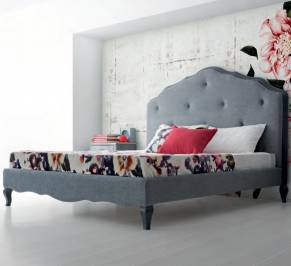 Кровать двуспальная Flai Maison des Fleures, 7731.1 grey