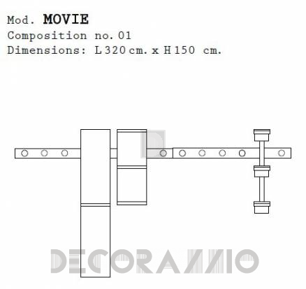 Модульная система хранения Flai Movie - movie composition 01