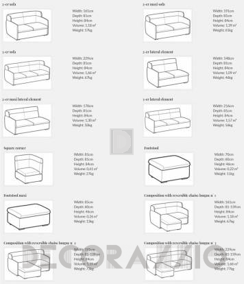 Диван модульный Le Comfort  - len_modular_sofa