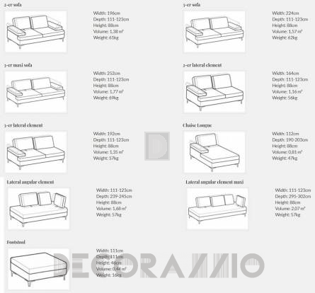 Диван модульный Le Comfort Luis - luis_modular_sofa
