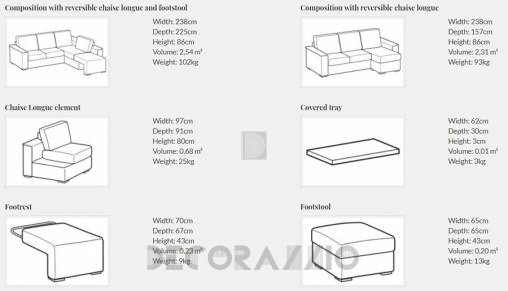Диван модульный Le Comfort Vanity - vanity_modular_sofa