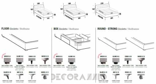 Кровать двуспальная Le Comfort Guscio - guscio_bed