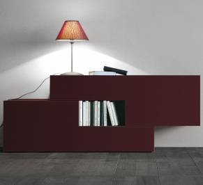 Тумба Lago Twins, twins-storage-red
