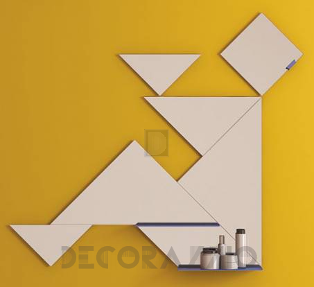 Зеркало навесное Lago Tangram - tangram-mirror