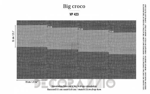 Обои Elitis Anguille Big Croco Galuchat - VP 423 17