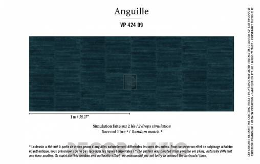 Обои Elitis Anguille Big Croco Galuchat - VP 424 09