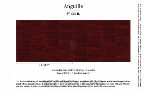 Обои Elitis Anguille Big Croco Galuchat - VP 424 16