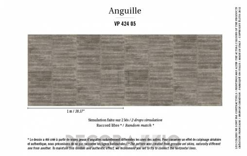 Обои Elitis Anguille Big Croco Galuchat - VP 424 05