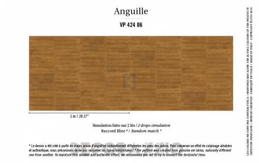 Обои Elitis Anguille Big Croco Galuchat - VP 424 06