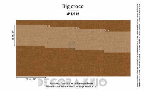 Обои Elitis Anguille Big Croco Galuchat - VP 423 08