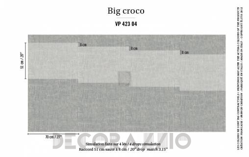 Обои Elitis Anguille Big Croco Galuchat - VP 423 04