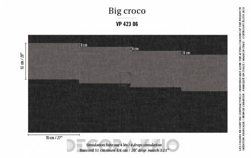 Обои Elitis Anguille Big Croco Galuchat - VP 423 06