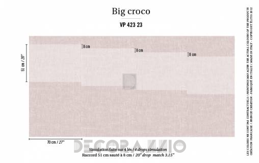 Обои Elitis Anguille Big Croco Galuchat - VP 423 23