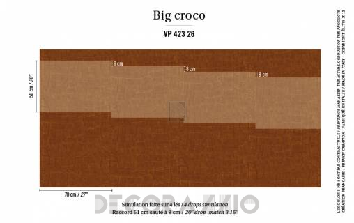Обои Elitis Anguille Big Croco Galuchat - VP 423 26