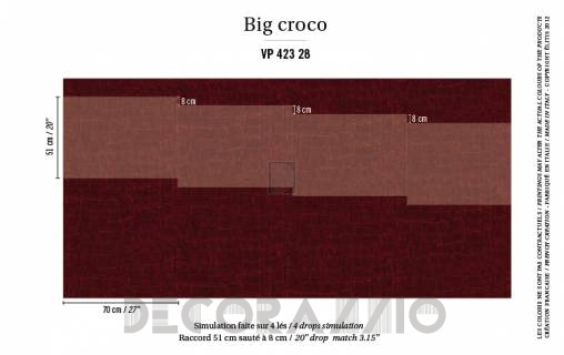 Обои Elitis Anguille Big Croco Galuchat - VP 423 28