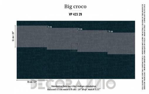 Обои Elitis Anguille Big Croco Galuchat - VP 423 29