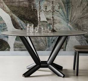 Обеденный стол Cattelan Italia Planer, cattelan-planer-round-keramik