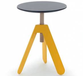 Приставной столик Bontempi Casa Basalto, 07.34 yellow