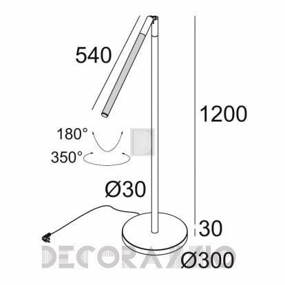 Delta Light XY180 Светильник напольный (Торшер) - 422 912 93 WDL B