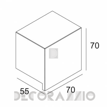 Светильник уличный настенный накладной (Бра) Delta Light STIP - 223 55 83 N